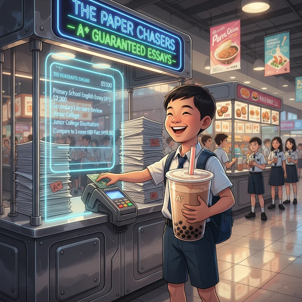 Singapore Slurp: Singapore Education Officially Outsourcing Student Brains to Ghostwriters