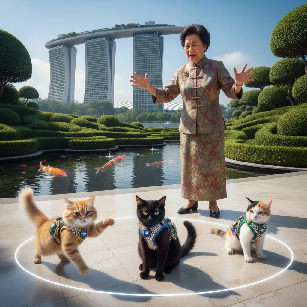 Singapore Slurp: Singapore Reclassifies Stray Cats As ‘Mobile, Furry Landscape Features’