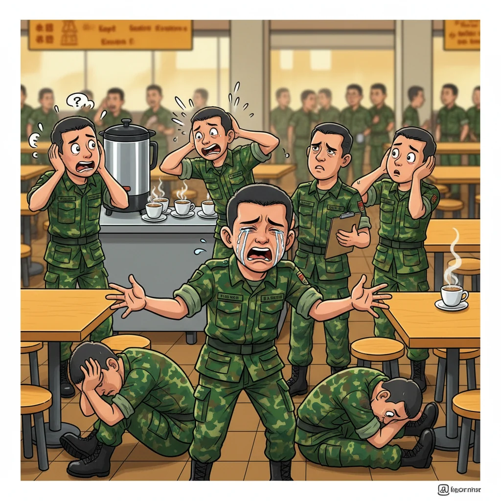 Singapore Slurp: Singapore National Service: Live Firing Causes Mass Recoil Sickness, Recruits Demand Blankies