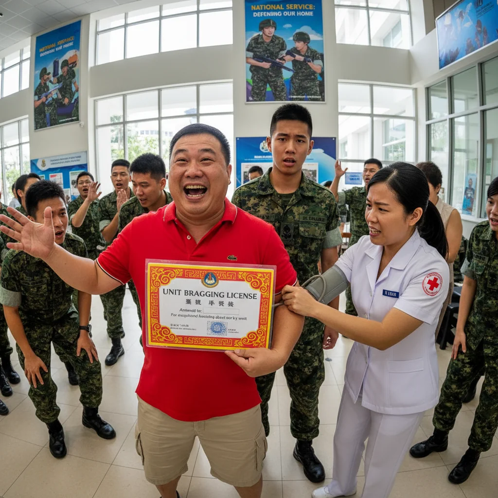 Singapore Slurp: Singapore National Service Parents Now Requiring Unit Bragging Permits