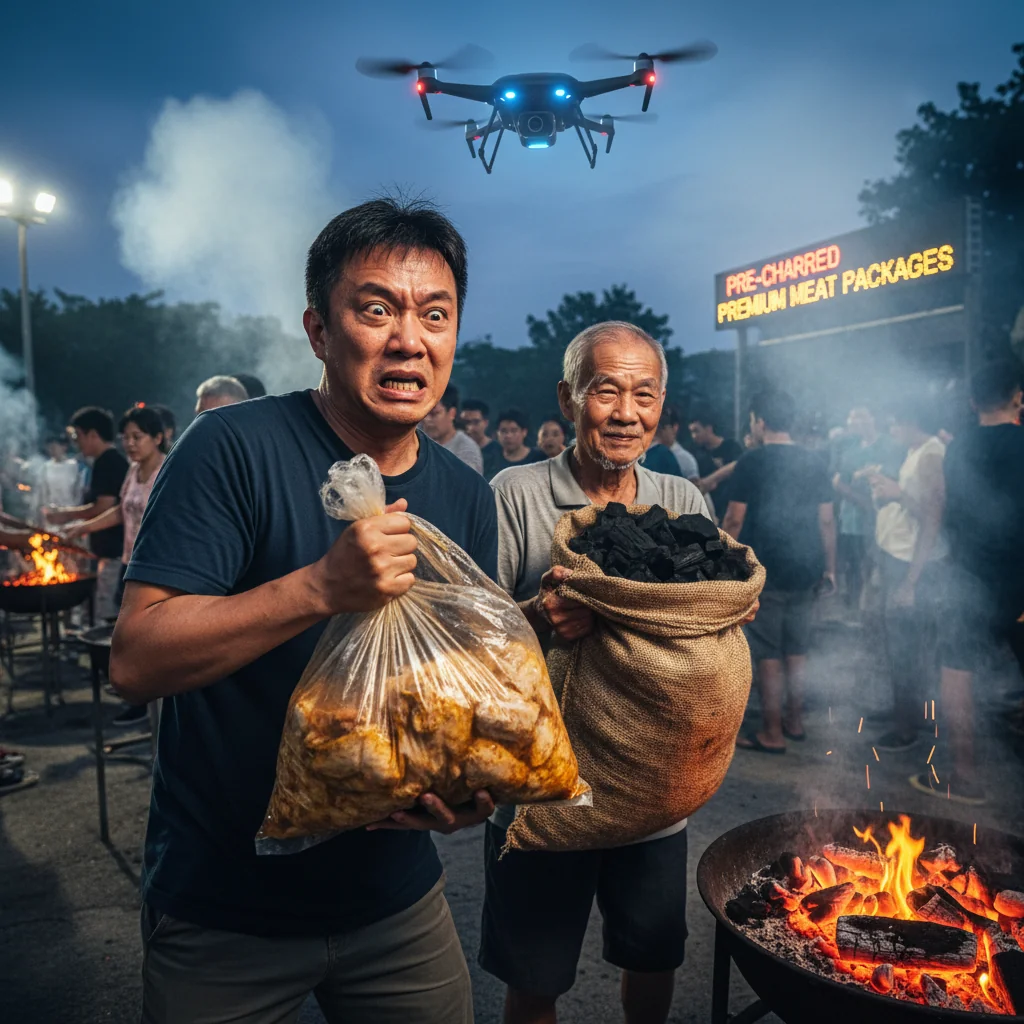 Singapore Slurp: Singapore Declares East Coast Park BBQ Pit Queueing A National Security Threat