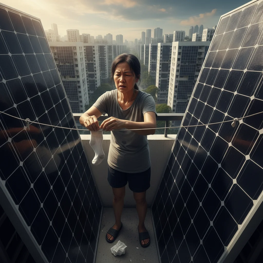 Singapore Slurp: Singapore Mandates Solar Panels; Balconies Now Only Fit One Thumb.