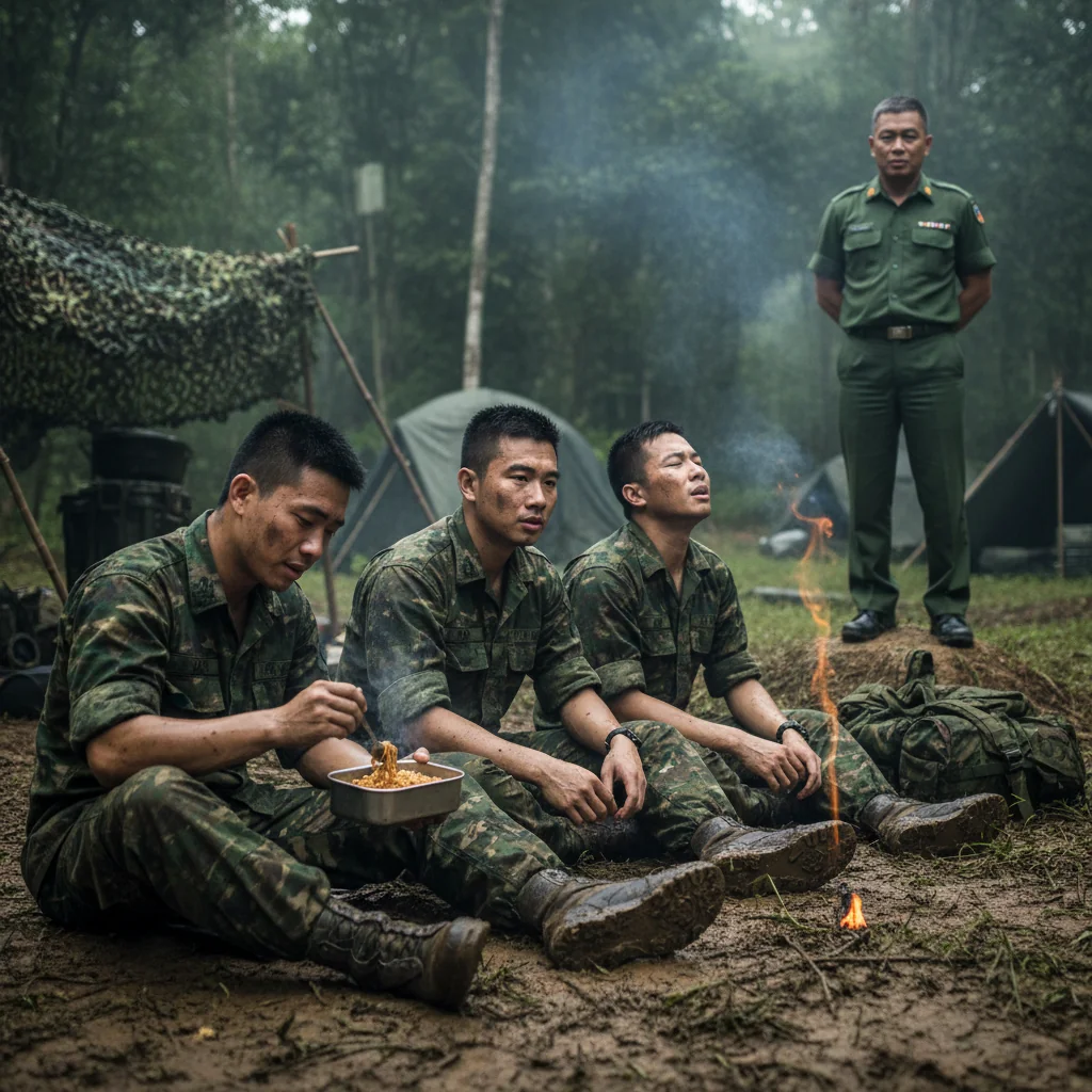 Singapore Slurp: Singapore National Service Replaces Last Camp Morale Boost With Genuine Despair