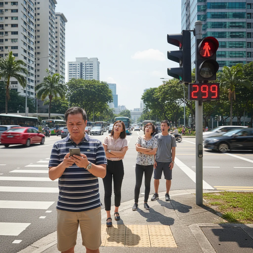 Singapore Slurp: Singapore Pedestrian Wait Times Now Longest Mandatory Meditation Sessions Globally