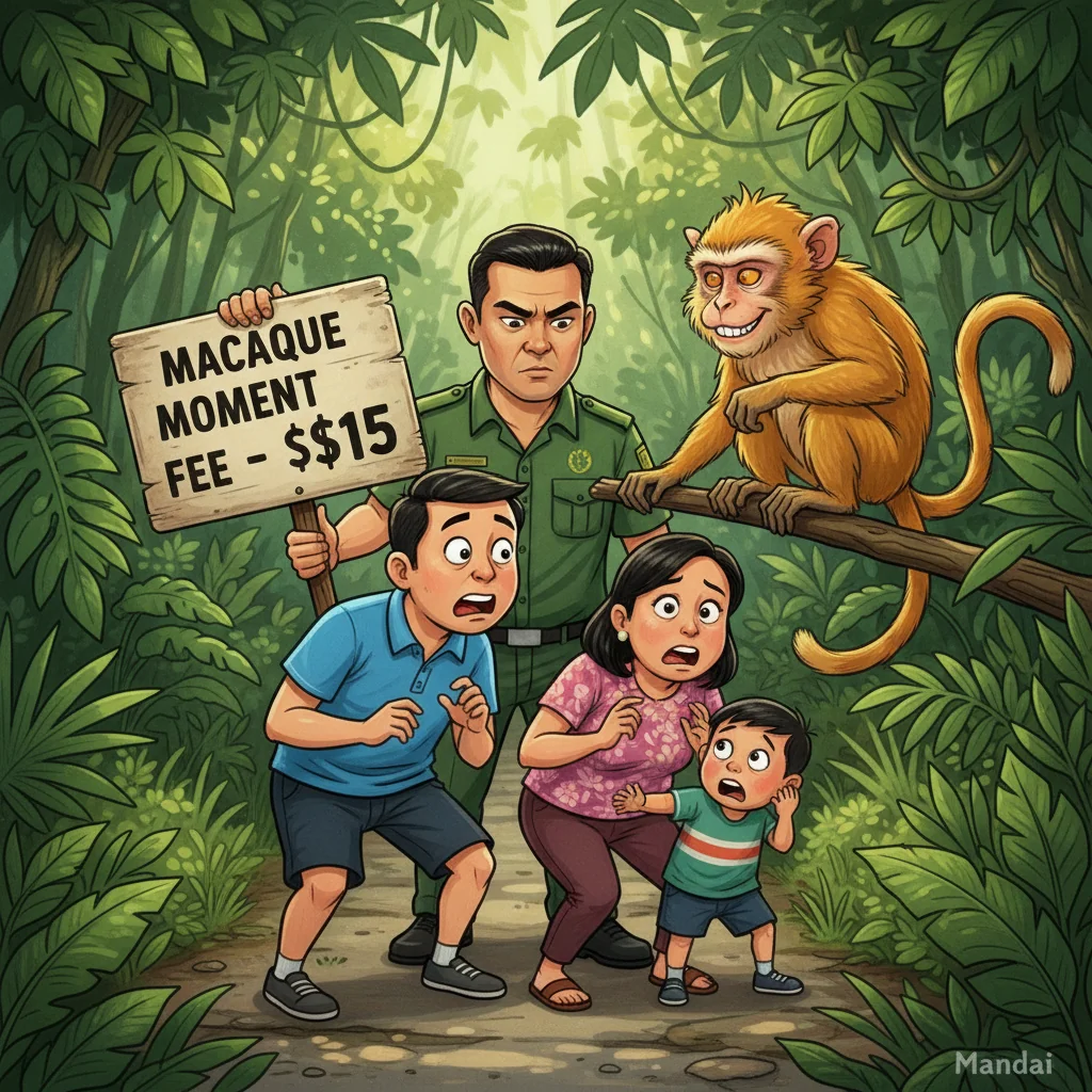 Singapore Slurp: Mandai Now Charging S$15 for Direct Eye Contact With A Native Monkey