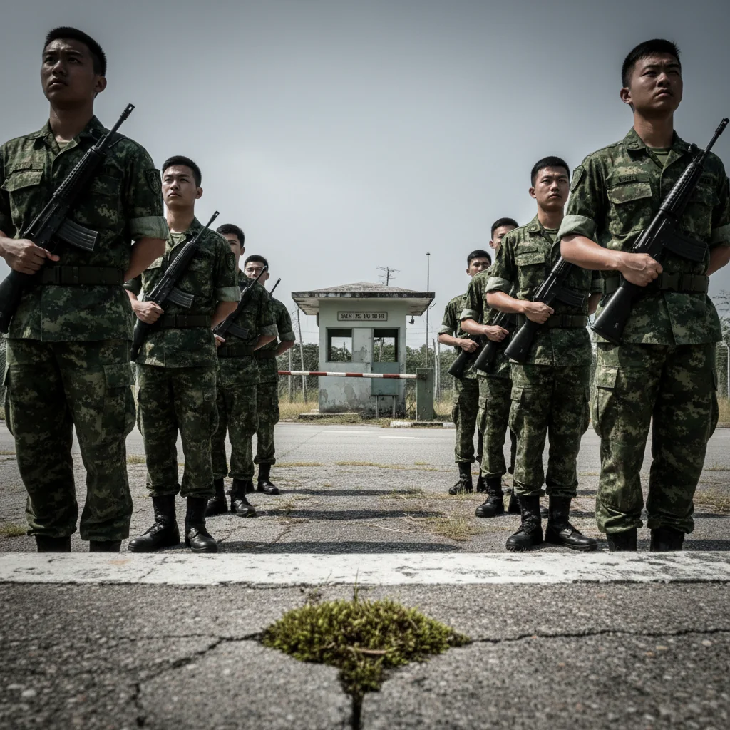 Singapore Slurp: National Service Singapore: Guards Now Trained to Stare Down Empty Gates