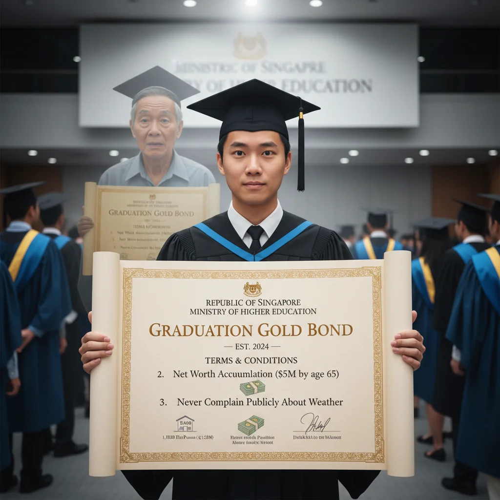 Singapore Slurp: Singapore Graduates Now Receive Graduation Bond Instead of Diploma