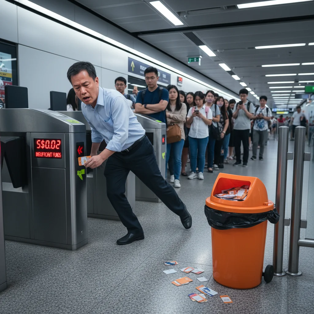 Singapore Slurp: Singaporeans Panic As EZ-Link Cards Run Out Of Money At Crucial Moment