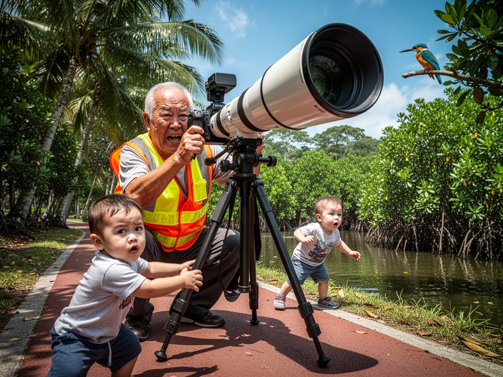 Singapore Slurp: Singapore Uncles Buy $50,000 Lenses Just To Document A Bird Defecating