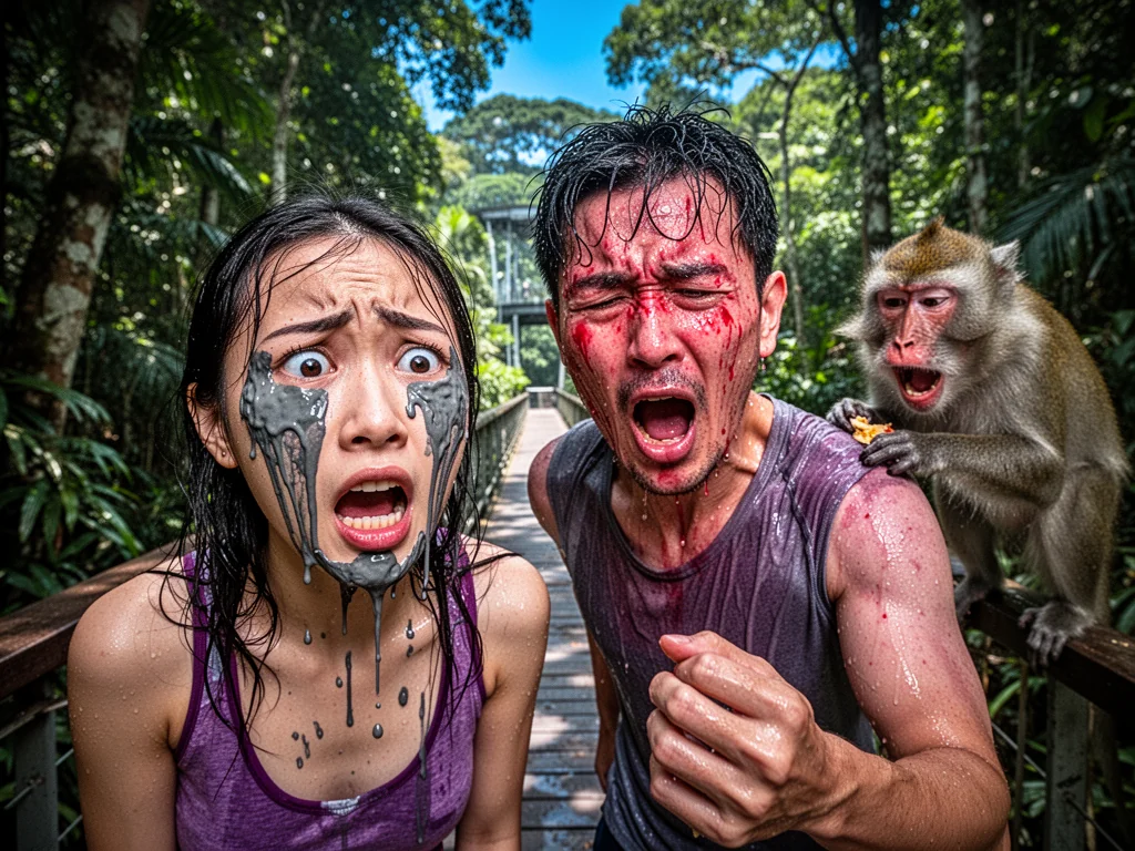 Singapore Slurp: Singapore Couples Use MacRitchie Treetop Walk To Simulate Imminent Marital Hostility