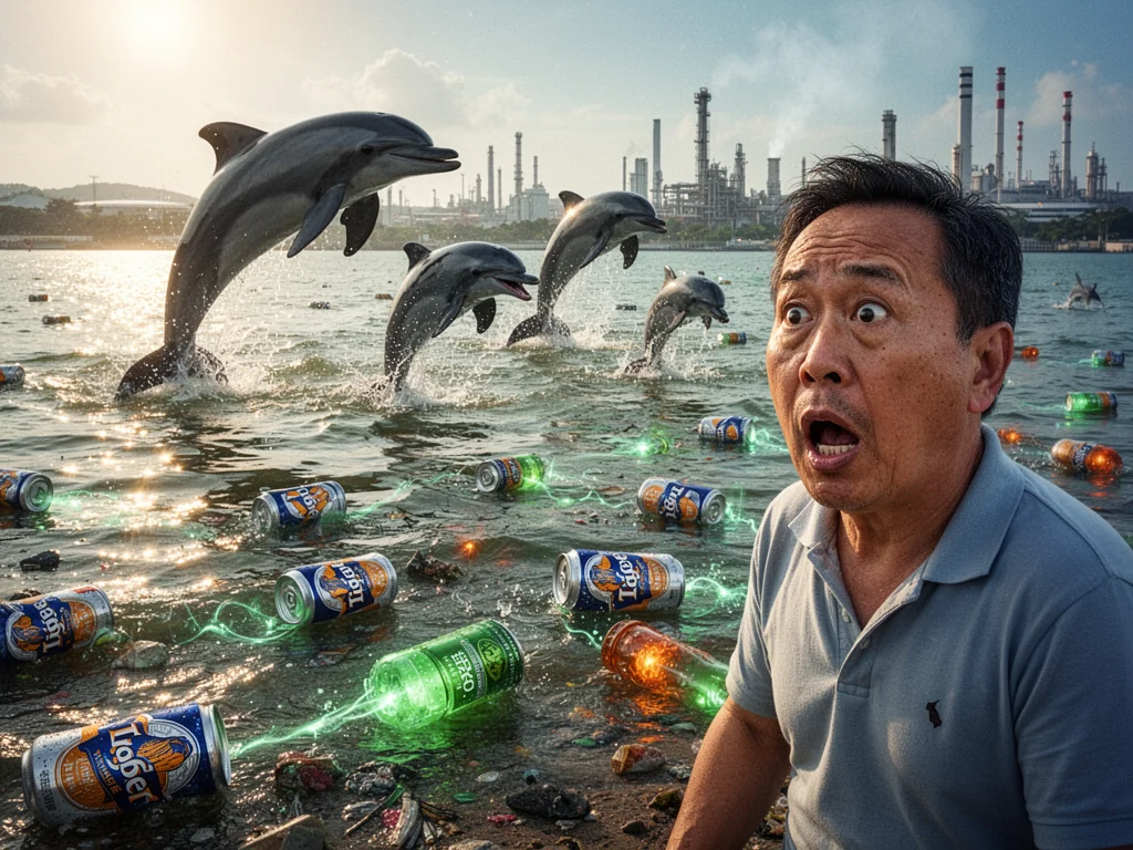 Singapore Slurp: Singapore Dolphins Sued For Illegal Assembly After Briefly Visiting Sentosa Coast