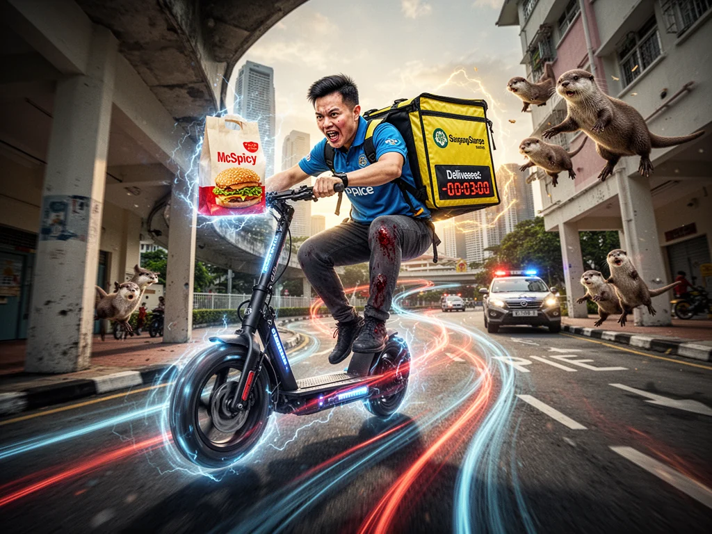 Singapore Slurp: Singapore Delivery Rider Breaks Sound Barrier To Avoid One-Star Rating