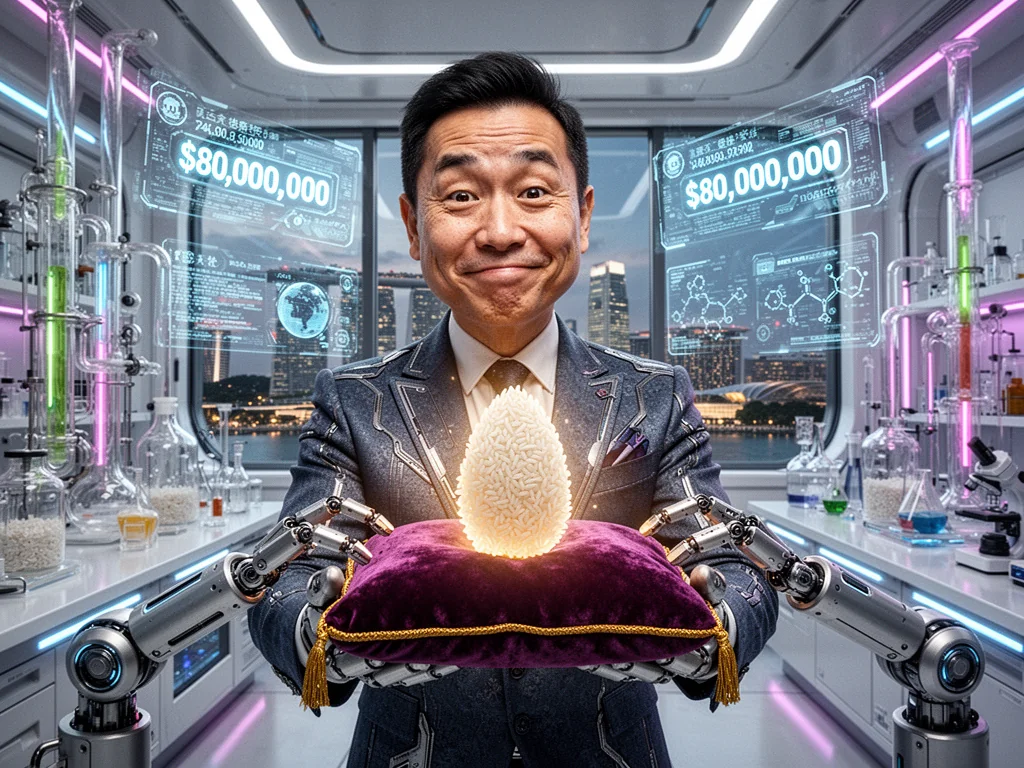 Singapore Slurp: Singapore Startup Unveils $45 Lab-Grown Grain Of Rice To Combat Poverty