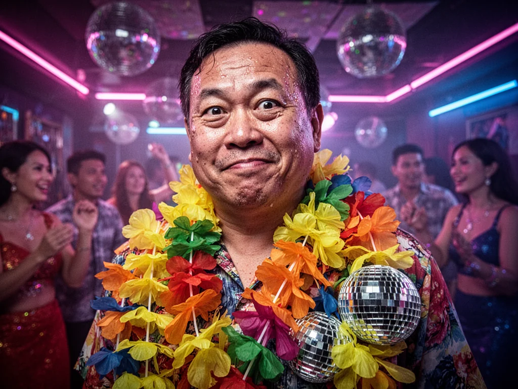 Singapore Slurp: Singapore Simp Liquidates Life Savings for Plastic Flower Garland to Feel Something