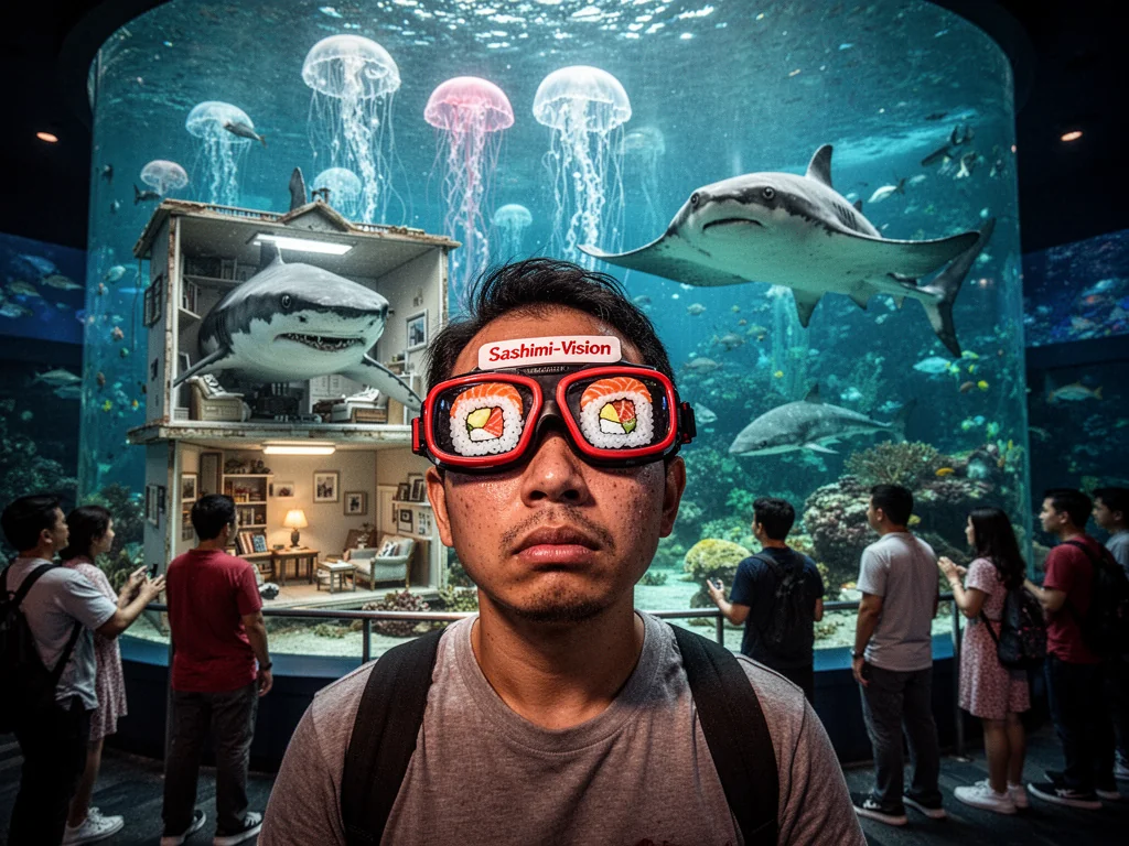 Singapore Slurp: Singapore S.E.A. Aquarium Rebranded As Underwater Purgatory For Suicidal Corporate Drones