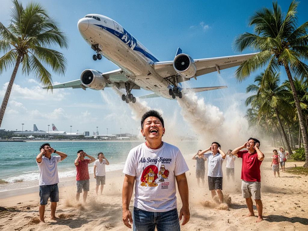 Singapore Slurp: Singapore Masochists Gather To Watch Planes Carry Luckier People To Freedom