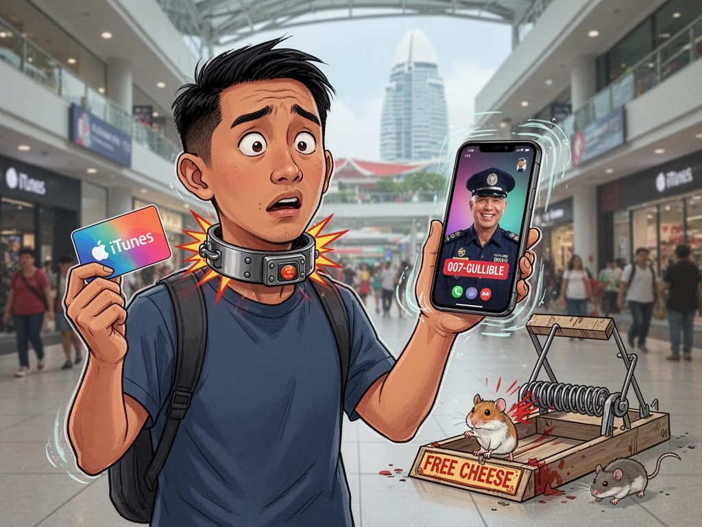 Singapore Slurp: Singapore Introduces Special Phone Number For Sinkies Too Blur To Spot Scams