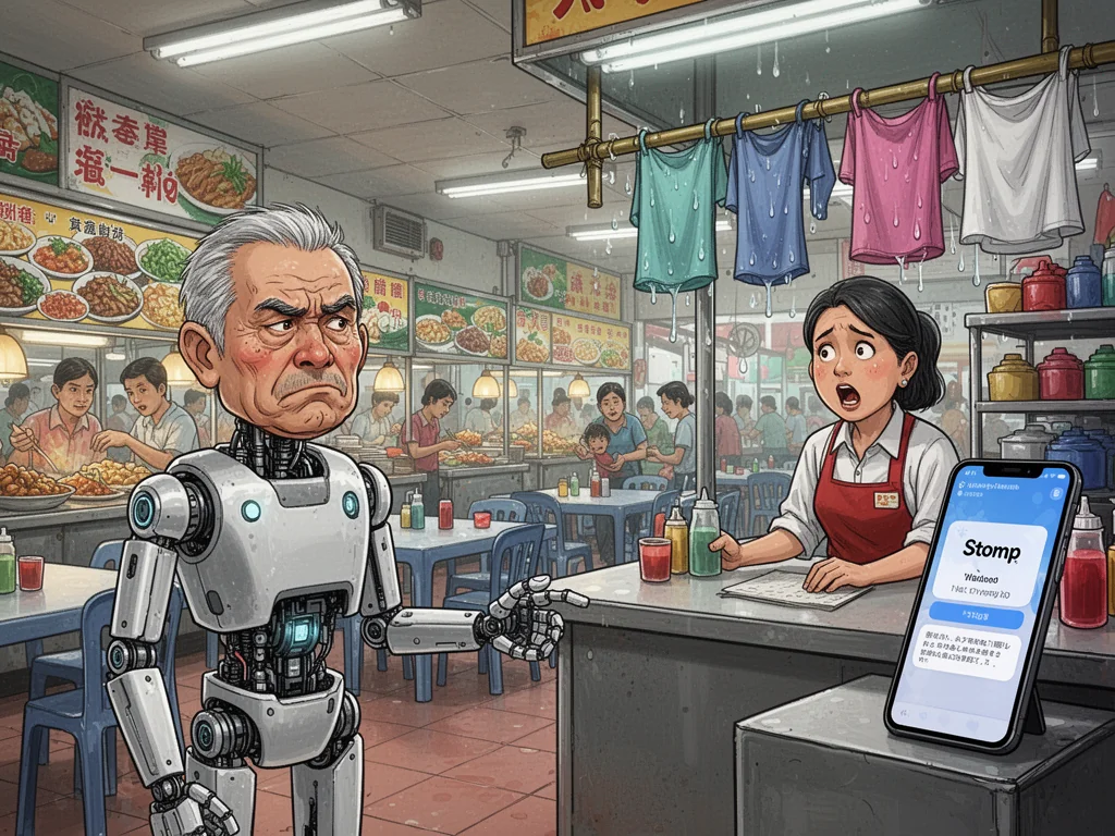Singapore Slurp: Singaporean Boomer On Stomp Confirms AI Cannot Replace Professional Grumbling