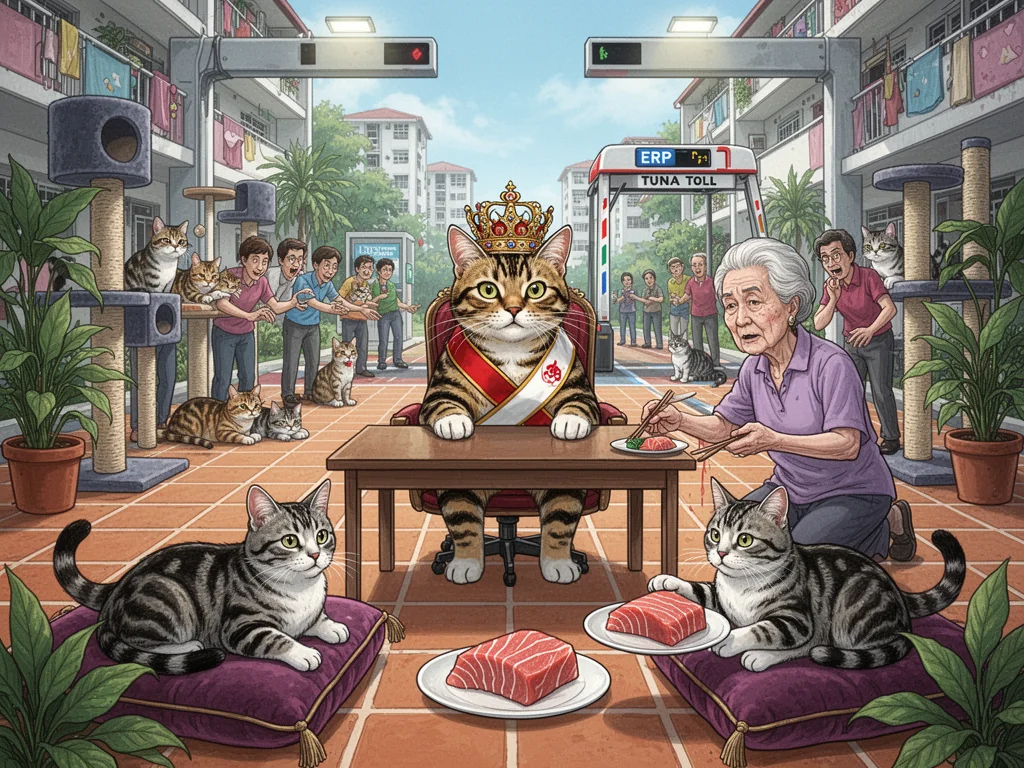 Singapore Slurp: Entitled Singapore Cats Launch Class Action Suit Against Cheap Kibble