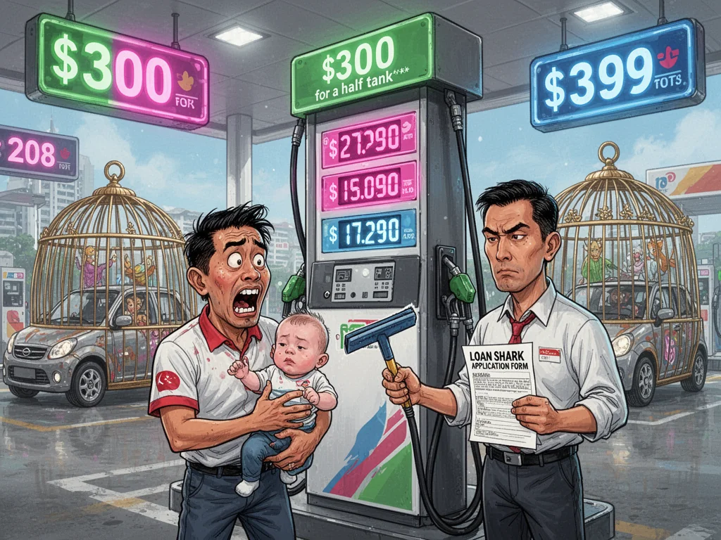 Singapore Slurp: Sinkies Offer Firstborn Children in Exchange for Half-Tank Refill