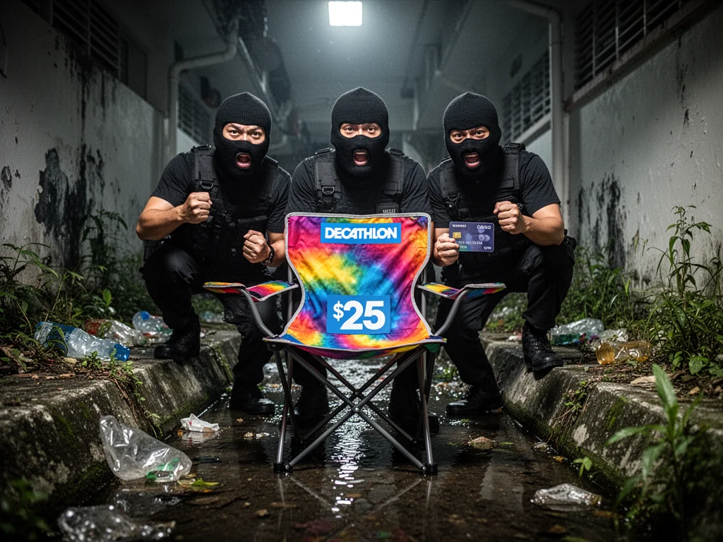 Singapore Slurp: Woodlands Trio Faces Death Row For $25 Decathlon Chair Heist