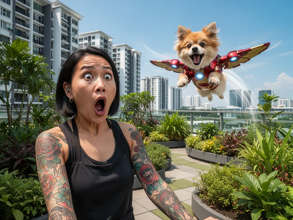 Singapore Slurp: Sinkie Tattoo Artist Shocked Dogs Can’t Fly Off Sengkang Rooftops