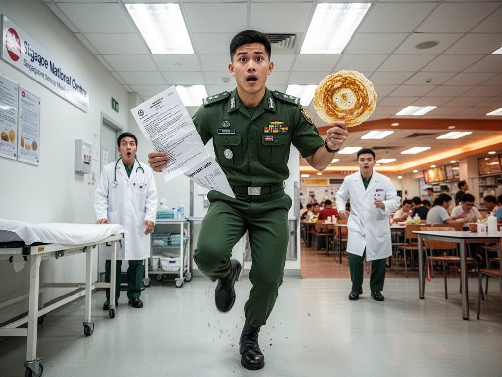 Singapore Slurp: Singapore NS Recruit Wins Oscar For "Back Pain" Down PES Drama