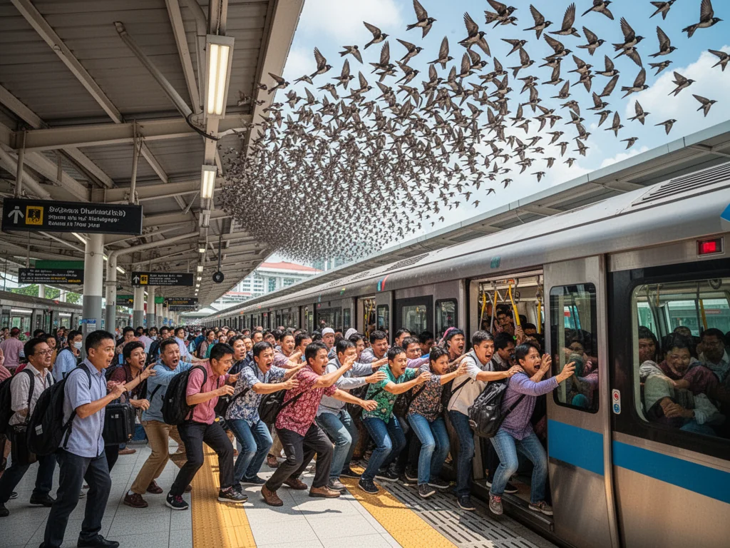 Singapore Slurp: Sinkies Humiliated As Birds Demonstrate Basic Spatial Awareness In Woodlands