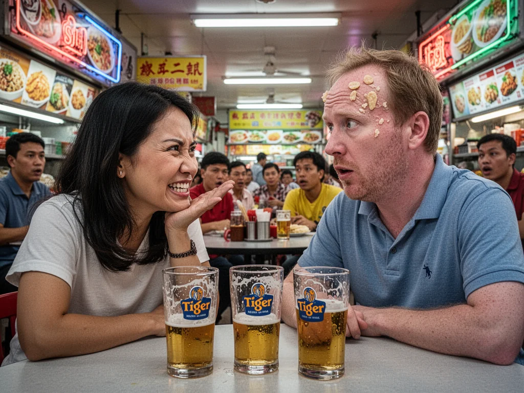 Singapore Slurp: Singaporean Woman Mistakes Sunburnt British Expat For Greek God