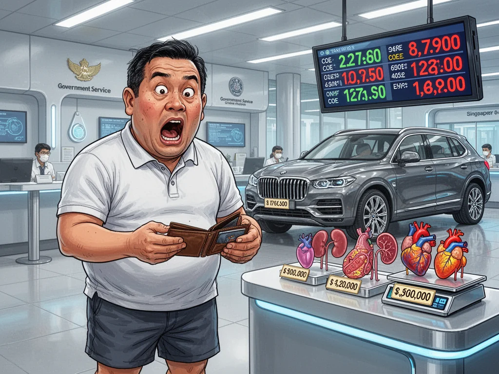 Singapore Slurp: Singapore LTA to Accept Human Organs for COE Bidding