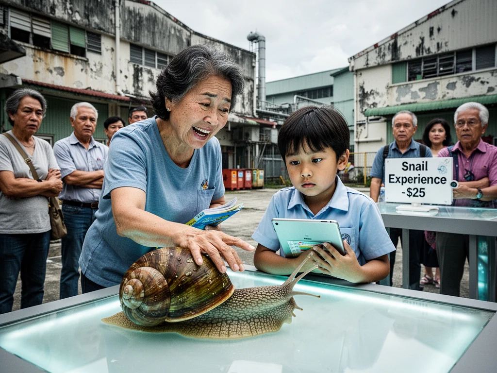 Singapore Slurp: Singapore Parents Rent Industrial Park Snails To Simulate Childhood Joy