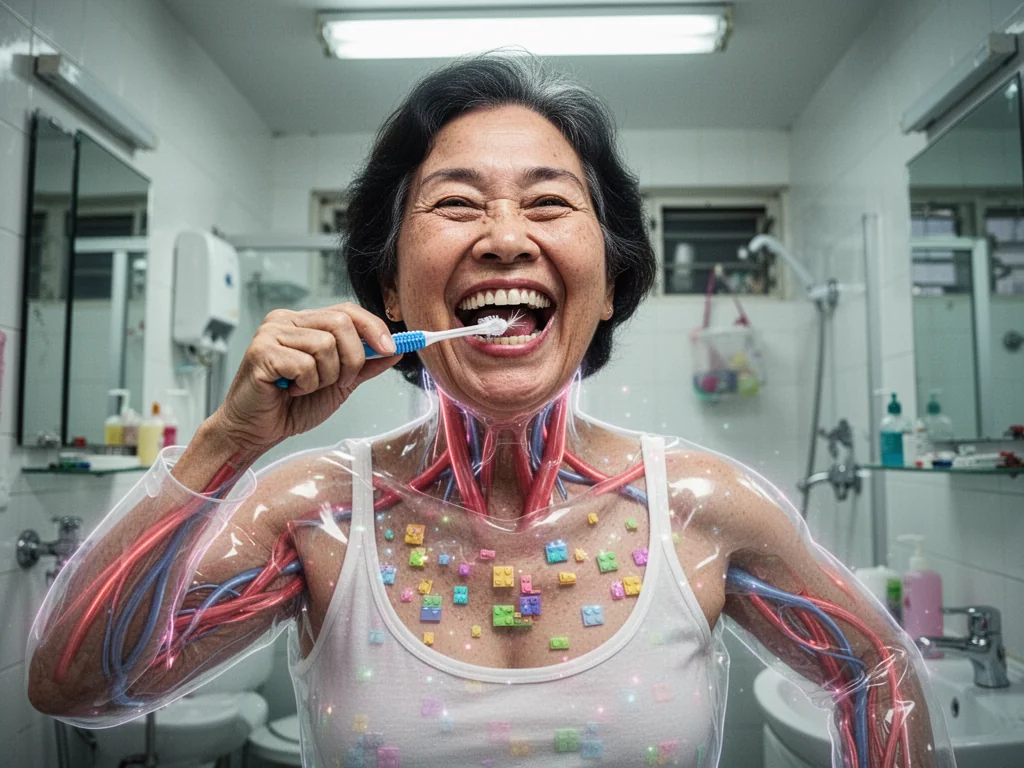 Singapore Slurp: Sinkies Thrilled Toothbrush Microplastics Finally Make Them Feel Solid Inside