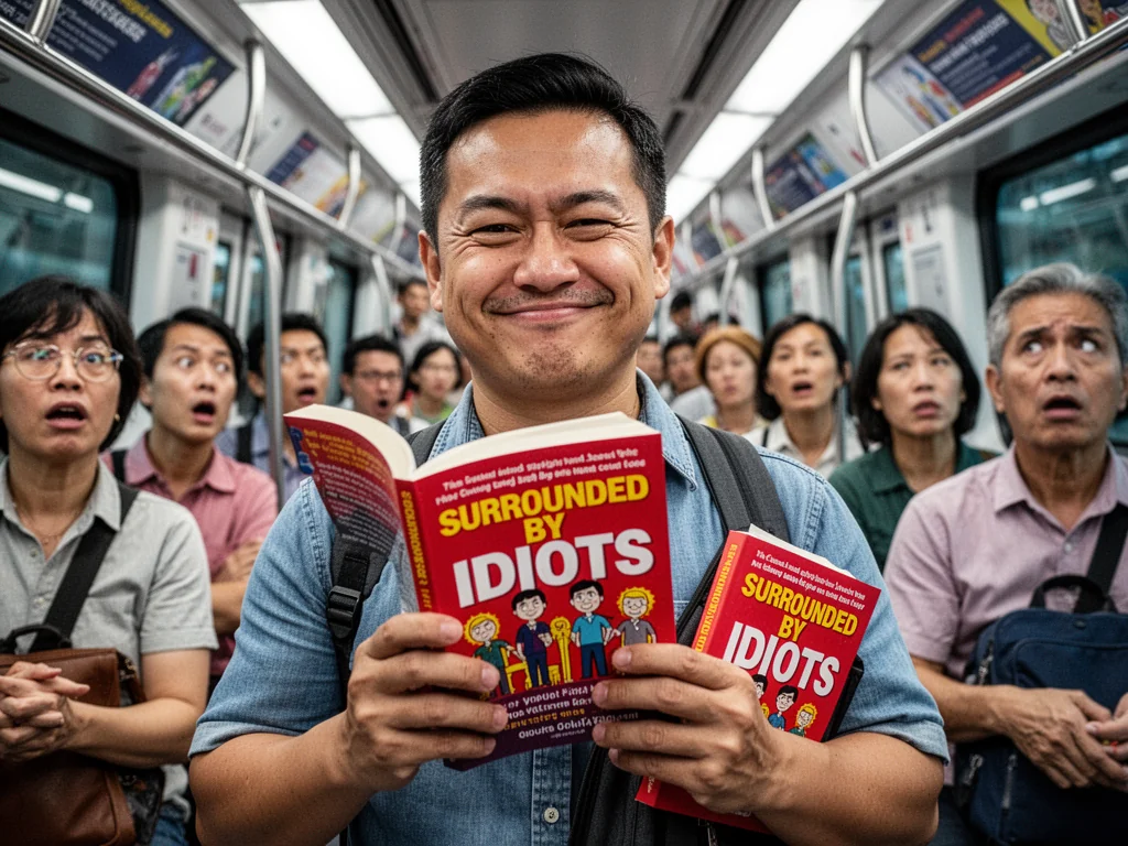 Singapore Slurp: Sinkies Buy ‘Surrounded By Idiots’ To Confirm Everyone Else Sucks