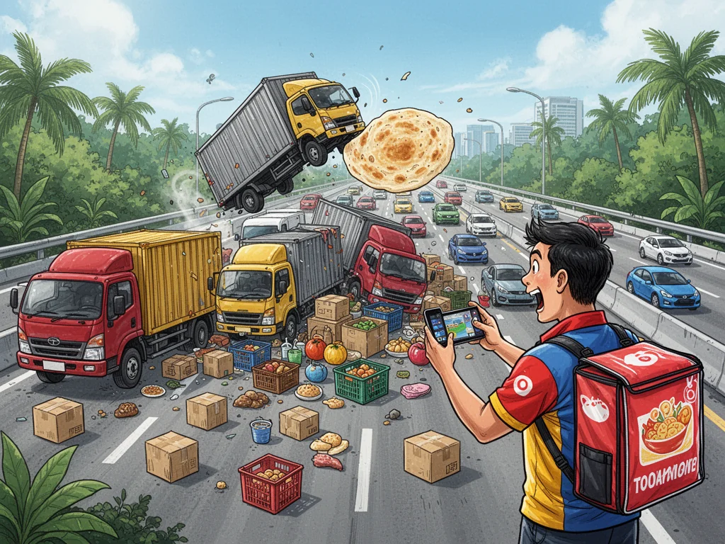 Singapore Slurp: Sinkies Mistake SLE Pile-Up For Exclusive Expressway Block Party