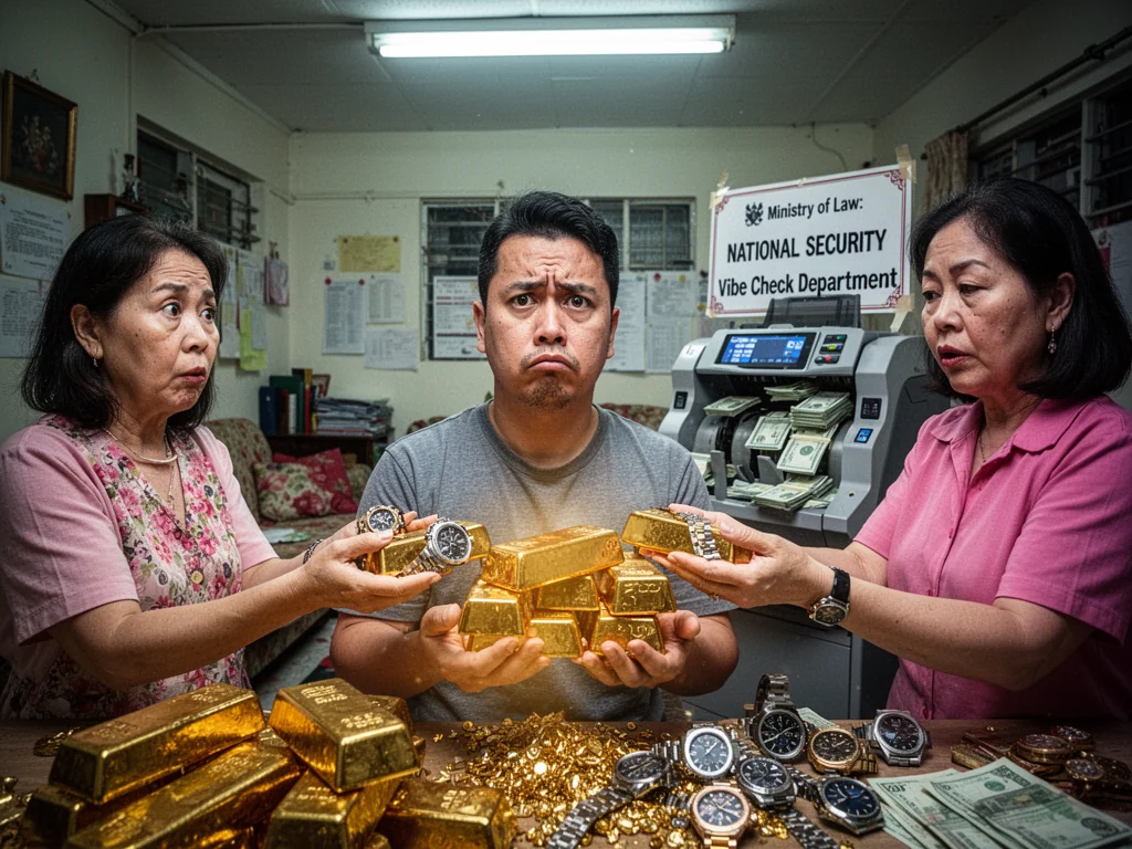 Singapore Slurp: Sinkie Man Taxes Woman $920,000 By Simply Sounding Extremely Bored