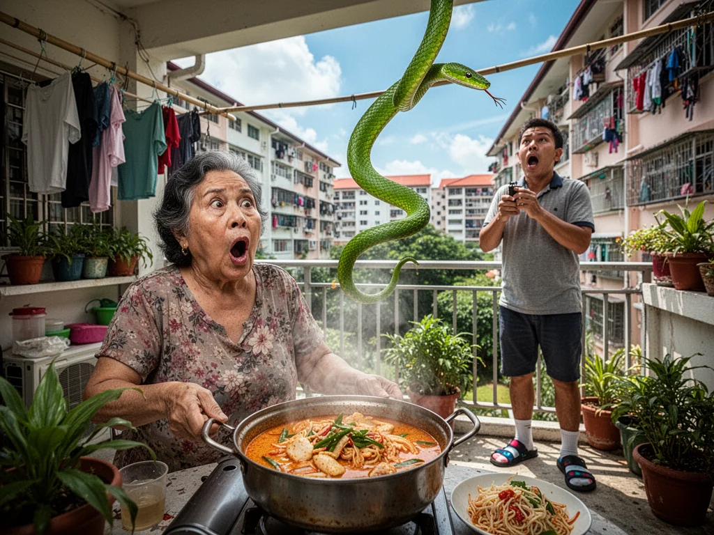 Singapore Slurp: Singapore Paradise Tree Snake Reclassified as Organic Surveillance Drone