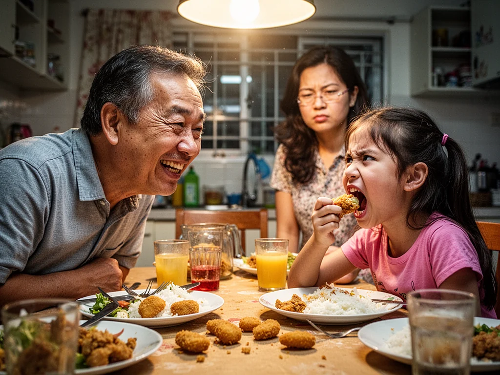 Singapore Slurp: Delusional Singaporean Dad Reinterprets Daughter’s Grunts As Samoan Fluency