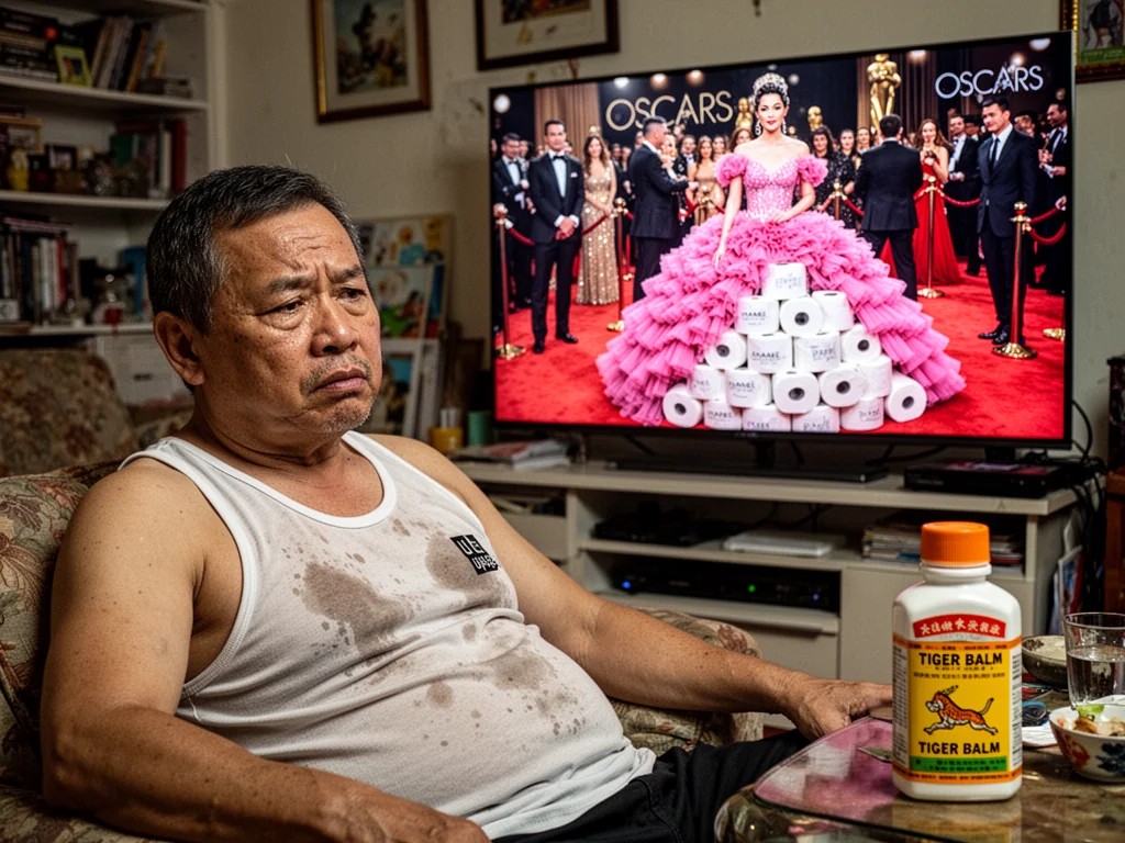 Singapore Slurp: Sinkies Judge Oscar Fashion While Wearing Faded Uniqlo Shirts