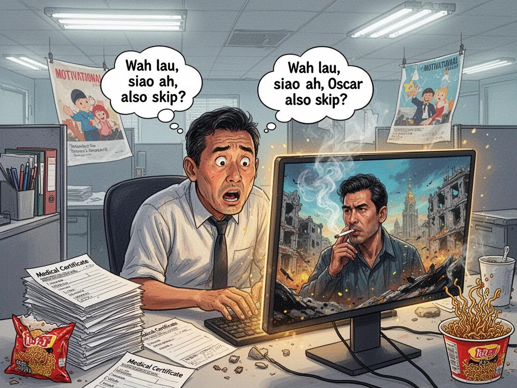 Singapore Slurp: Actor Skips Oscars For Ukraine, Confusing Workaholic Singaporeans Everywhere