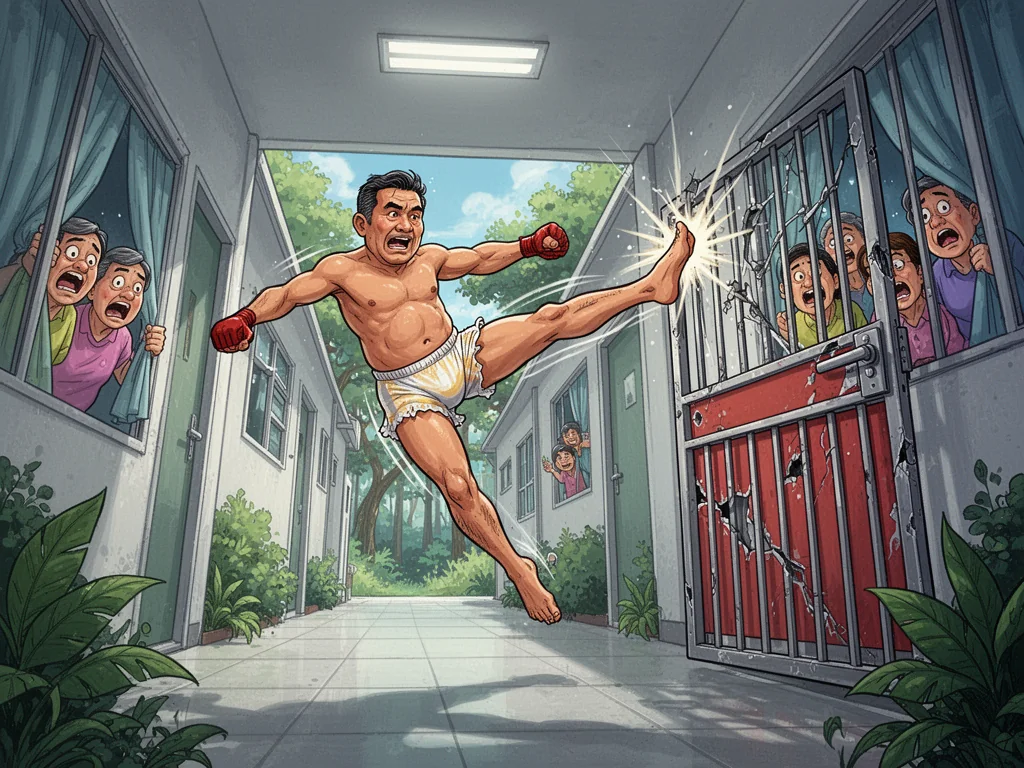 Singapore Slurp: Tengah Sinkie Claims Briefs-Only Door Kicking Is New Forest-Town Lifestyle