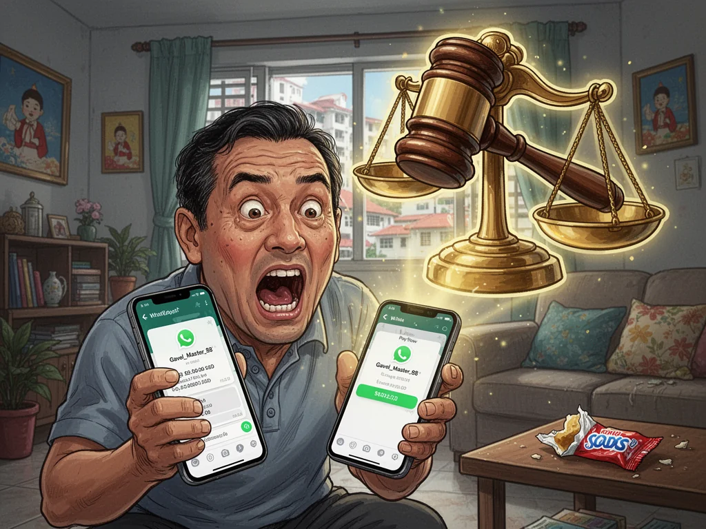 Singapore Slurp: Sinkies Transfer Millions To Scammers Using Supreme Court WhatsApp Stickers