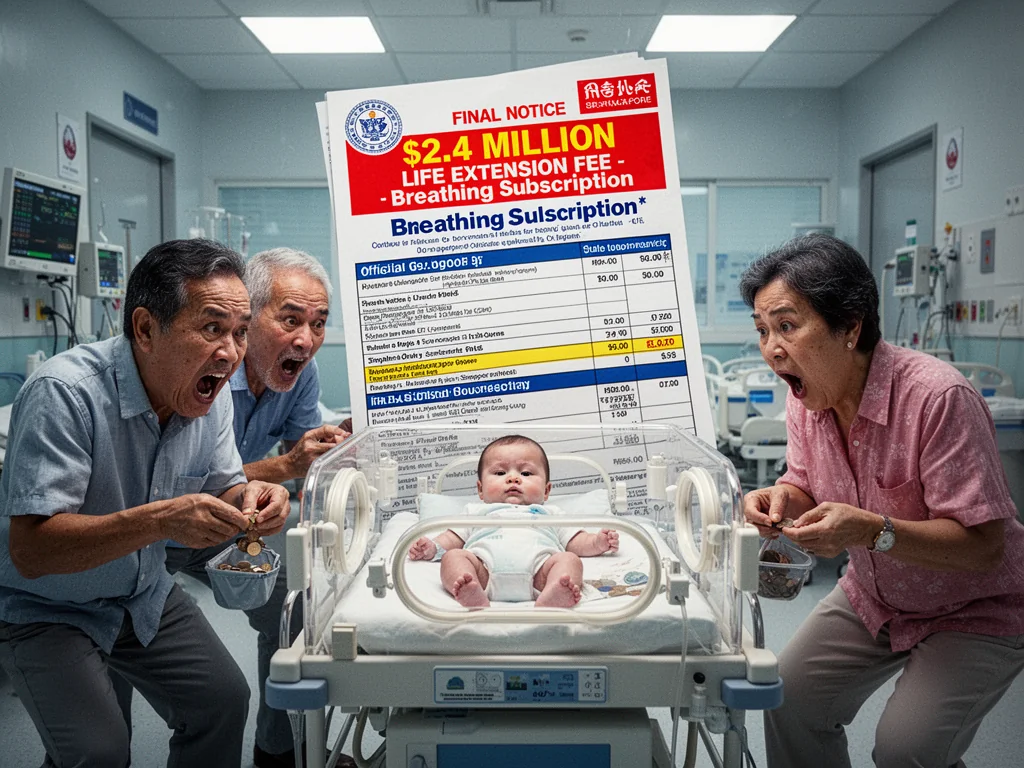 Singapore Slurp: Singapore Baby Lacks $2.4M Deposit To Renew Breathing Subscription