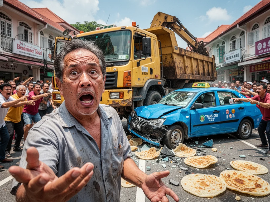 Singapore Slurp: Drunk Sinkie Lorry Driver Arrested For Aggressive Taxi Mating