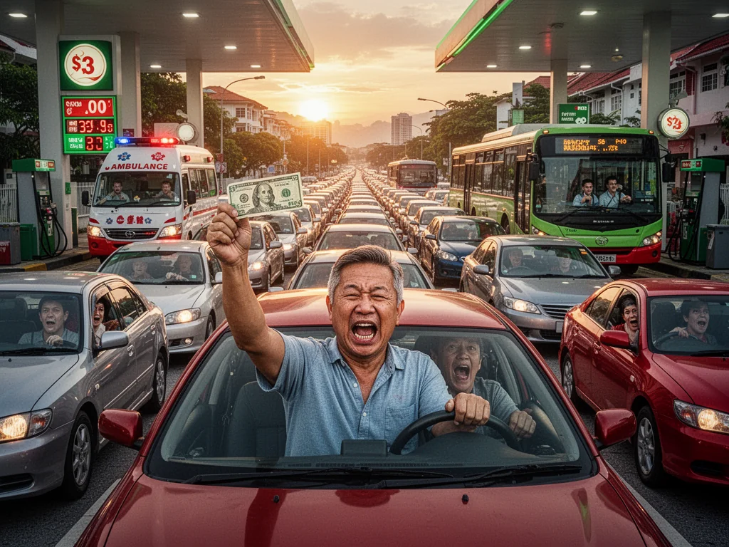 Singapore Slurp: Sinkies Proudly Waste Five Hours To Save Three Dollars