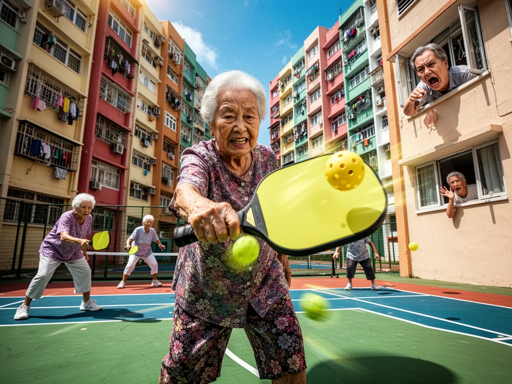 Singapore Slurp: Singapore Pickleball Courts Reclassified As Senior Citizen Fight Clubs