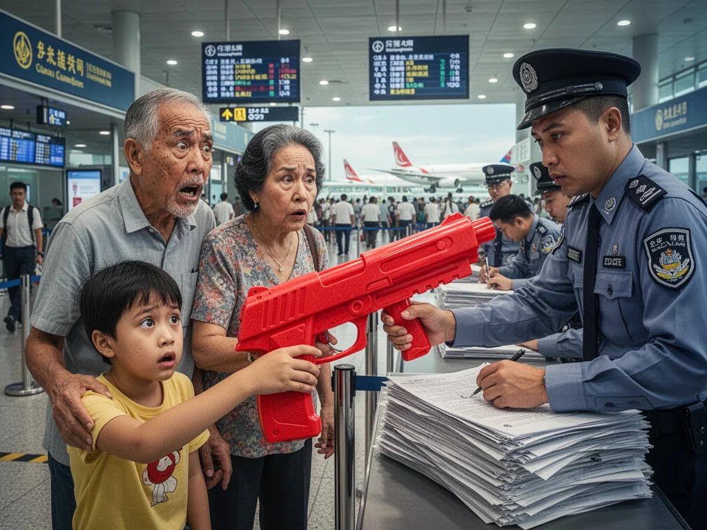 Singapore Slurp: Singaporeans Bankrupted By Child’s Plastic Gun On Guangzhou Trip