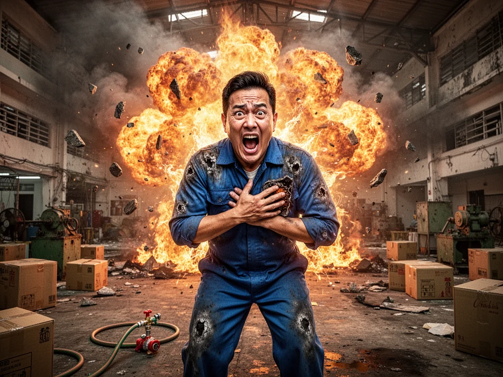 Singapore Slurp: Sinkie Worker Ignores Fiery Explosion To Protect Precious MC Balance