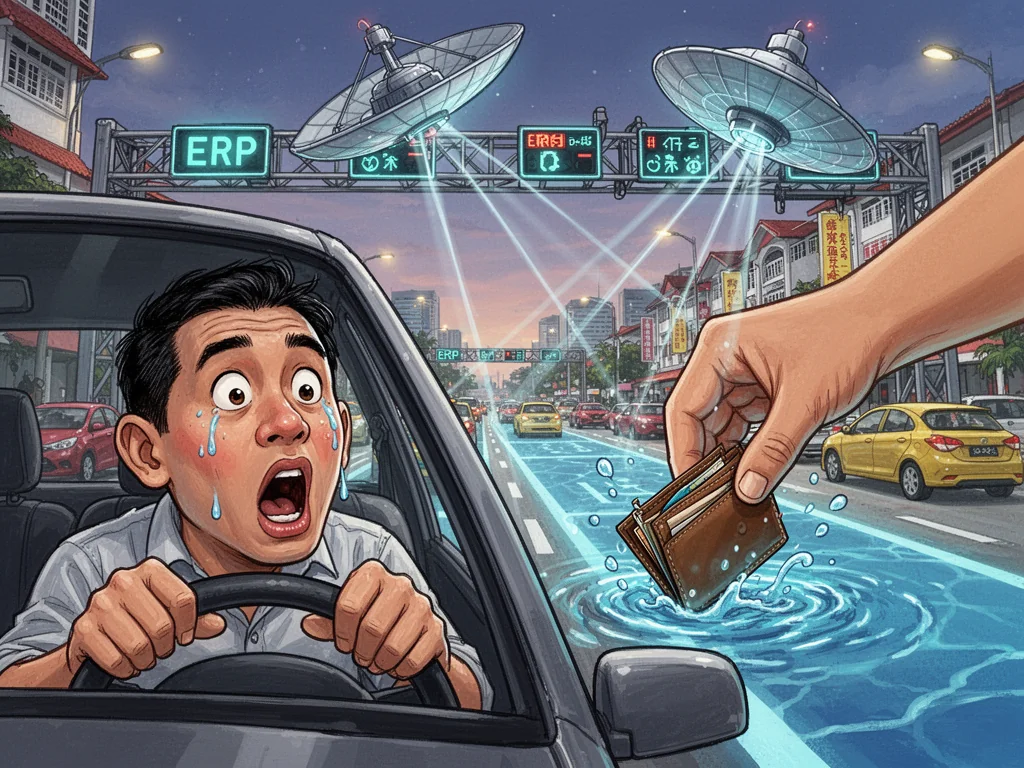 Singapore Slurp: New Singapore ERP Signs Officially Stand For ‘Empty Your Pockets’