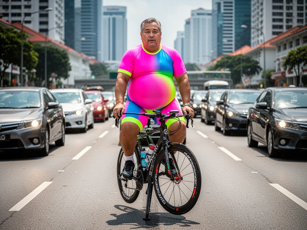 Singapore Slurp: Singapore Man’s $20k Carbon Bike Successfully Obstructs Three Public Buses