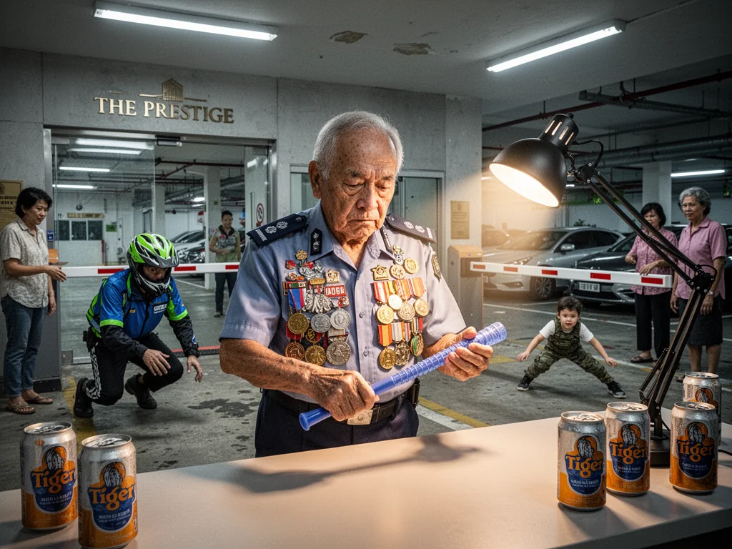 Singapore Slurp: Singapore Security Uncle Declares Sovereign State At Condo Guardhouse